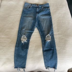 ASOS high waist skinny jeans